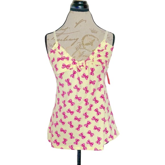 Betsey Johnson Other - Betsey Johnson Womens Pajamas Top Bottom Shorts Bows Outfit Bundle NWT Sz Small